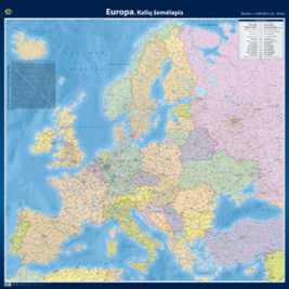 Europa. Kelių žemėlapis