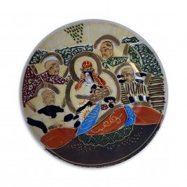   Japoniška porcelianinė lėkštė