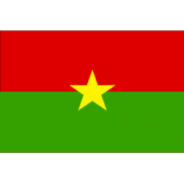 Burkina Faso stalo vėliavėlė 