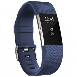 Fitbit Charge 2 Blue Silver - Small