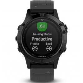 Garmin Fenix 5 Sapphire - Black with black band
