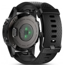 Garmin Fenix 5S Sapphire - Slate grey with black band 
