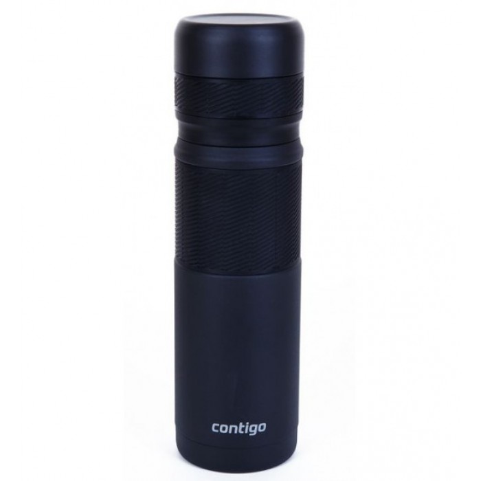 Termo puodelis Contigo Thermal Flask Matte Black Powder Coated, 740 ml KR-CON1000-0768 Termo puodelis Contigo Thermal Flask Matte Black Powder Coated, 740 ml KR-CON1000-0768
