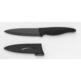 Peilis universalus (keraminis, juodas) 4"