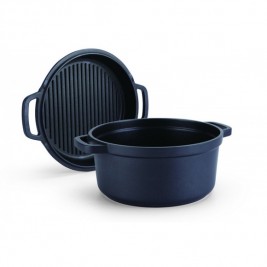 Troškintuvas ir grill keptuvė/dangtis