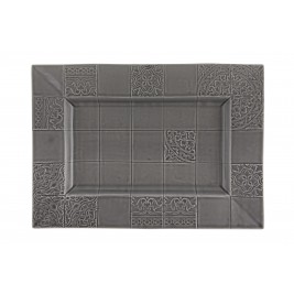 Lėkštė serviravimui 45,5cm „RUA NOVA  Anthracite