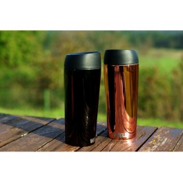 Kelioninis puodelis 450ml „WELL BLACK CHROME Kelioninis puodelis 450ml „WELL BLACK CHROME