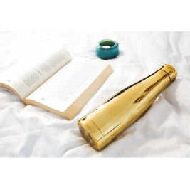 Butelis 550ml „WELL GOLD CHROME Butelis 550ml „WELL GOLD CHROME