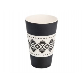 Puodelių rink.3vnt „BAMBOO Azteck white black Puodelių rink.3vnt „BAMBOO Azteck white black