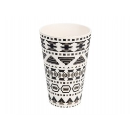 Puodelių rink.3vnt „BAMBOO Azteck white black Puodelių rink.3vnt „BAMBOO Azteck white black